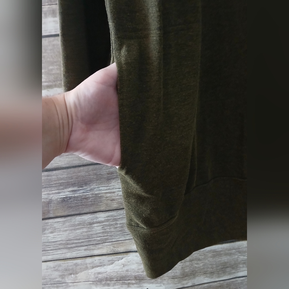 Prana Olive and Brown Knit Dress, Size S - Picture 10 of 11